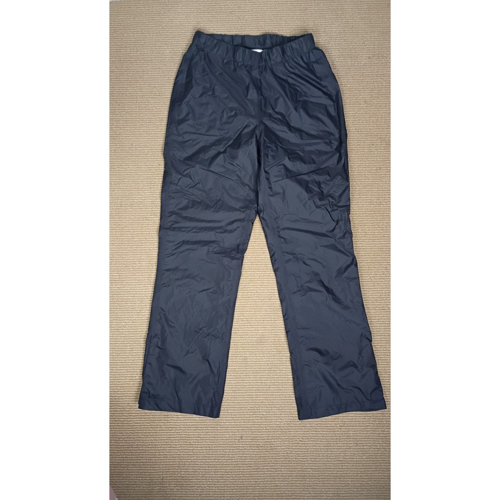 Columbia Omnitech Women's Storm Surge Waterproof Rain Black Pants Size S Regular